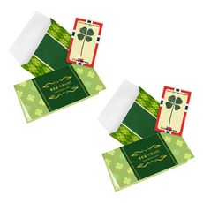四葉幸運草卡片+信封套組, 挪威, 2套