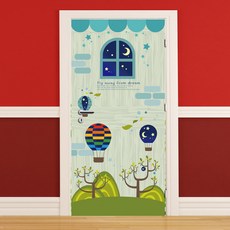 Munky World Front Door Sheet Air Free Travel in a Dream, 混色