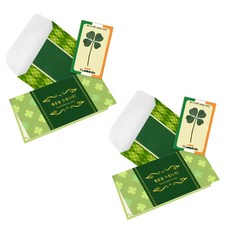 四葉幸運草卡片+信封套組, 印度, 2套