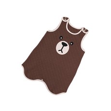 Maykids 孩童小熊圖案連身背心式睡裙