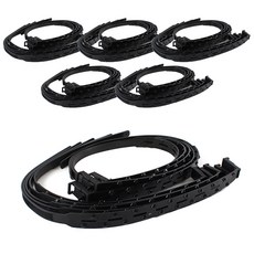 REX.D 皮帶聚氨酯雪鏈黑色, 6件