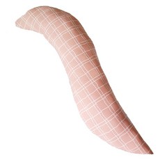 弘大善熙小舖 235純棉身體抱枕, 粉紅方格