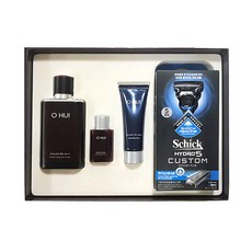O HUI 歐蕙 Meister 男士保濕多合一套組, 多合一 110ml + 25ml + 潔面泡沫 40ml + Chic Shaver, 1套