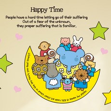 뭉키월드 Kids DIY 포인트스티커 엘리 달에서 친구들과, 혼합 색상