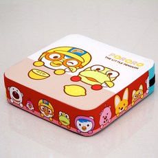 뽀로로 키 높이방석, 버건디