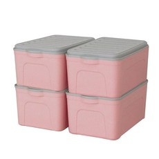 Luna House奶油籃子 小 5.5L, 4入, 粉色
