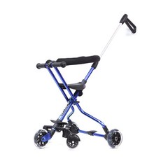 사라코 이롤러트라이크 휴대용 접이식유모차, 블루, 1개