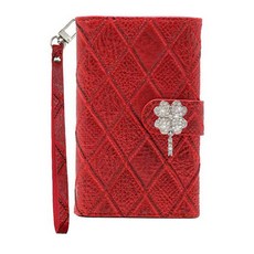 Lumiel Nelsha 斜紋皮夾式書本手機殼