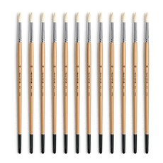 HWAHONG 華虹 油畫&壓克力畫筆 804R, 10號, 12入