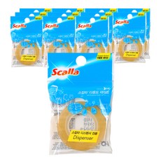 Scalla 多用途玻璃紙膠帶補充裝 12mm x 30m, 單一顏色, 12個