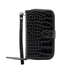 Lumiel 拉鍊鱷魚紋一般手帳式手機殼