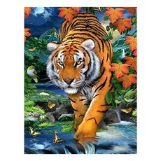 KM ELLIE 3D 珠寶十字繡 50 x 65cm, 楓虎, 1個