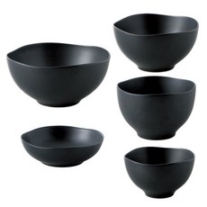 오다도기 서클 SD 볼 5종 5p세트 11cm + 13cm + 14cm + 14.5cm + 17cm, 블랙, 1세트
