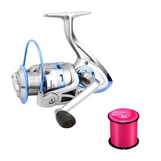 HIT MONSTER FB 紡車捲線器 12培林 + 魚線隨機出貨, 4000, 混合顏色