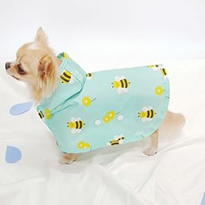 Hands & Dogs 寵物雨衣 + 收納袋套組, 蜜蜂