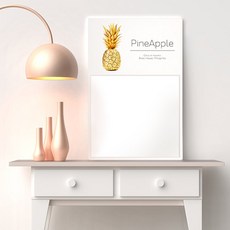 NAMUDDL 室內裝飾相框壁鏡 400 DIF021 縱向, 菠蘿