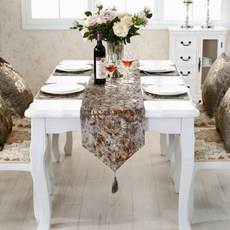 ANTS 高級皇家桌旗, 淺褐色的, 32 x 160 厘米