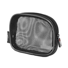 REAL METHOD 網狀化妝包 薄 S, 黑色的, 1個