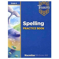 SPELLING PRACTICE BOOK(TREASURES 6), MCGRAWHILL