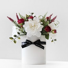 BLOOMING&ME Bellita 花卉裝飾中心裝飾品, 白色的, 1個