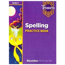 SPELLING PRACTICE BOOK(TREASURES 5), MCGRAWHILL