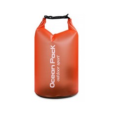 알럽핏 아웃도어 스포츠 방수 팩 백 10L, 오렌지