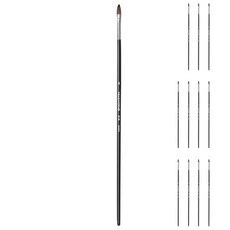 HWAHONG 油畫壓克力筆刷 815F, 4號, 12件