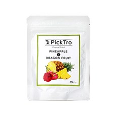 픽트로 동결건조 파인애플과 드래곤프룻 열대 과일칩, 22g, 1개