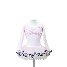 포베네 여아용 샤이닝9부 발레 가디건