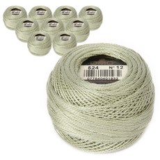 DMC 珍珠棉線 Size12, 10個, 524