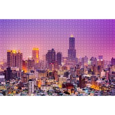 HUASHEN JS柔軟泡棉拼圖 HS5391, 1000件, 混色