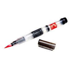 CARAN D'ACHE 瑞士卡達 水毛筆 黑色, Large, 1個