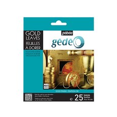 pebeo Jedeo 金葉藝術用品 14 x 14cm金色 25 片葉子, 1 種顏色, 1個