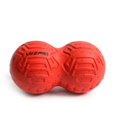 Livepro 花生按摩球, 紅色, 1個