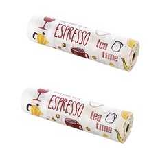 Young green 水槽抽屜印花防水墊 2入, 紅色的