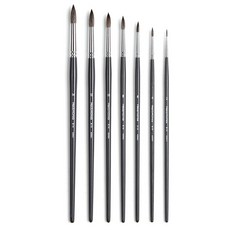 HWAHONG 油畫&壓克力畫筆 815R-7組, 2、4、6、8、10、12、14, 1組