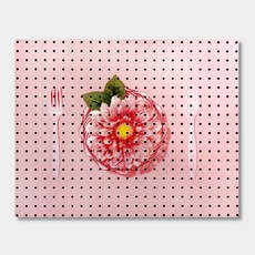 Anbicomer室內打孔板 pinkpink, 1個, 白色的