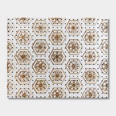 Envy Commerce 室內裝飾洞洞板 迷你花朵相框, 1個, 白色