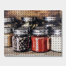 NB Commerce 室內裝飾洞洞板 調味料, 1個, White