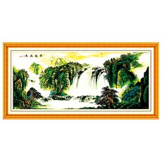 ZKF 十字繡 DIY 套組, 1套, 歷史瀑布