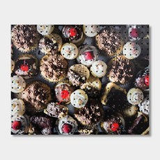 Anby Commerce 室內裝潢洞洞板 cakes, 1個, 白色