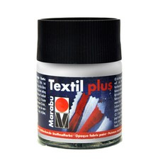 마라부 텍스타일 플러스 물감 070 White, 50ml, 1색