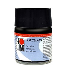 마라부 포셀린 물감 073 Black, 50ml, 1색