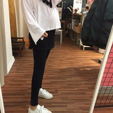 최신마미 임산부 T 치마레깅스