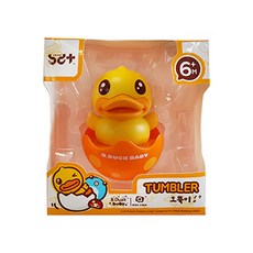 BANDI 鴨子破蛋造型不倒翁玩具, 顏色隨機