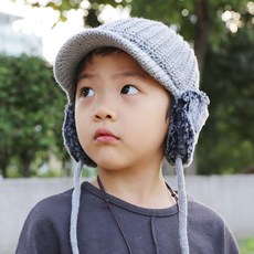 MUXUE 孩童毛球針織帽
