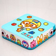 Pororo印花增高坐墊, 天藍色