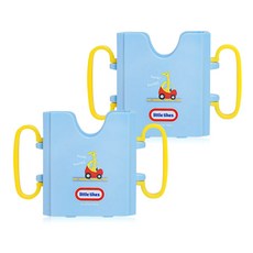 little tikes 可折疊雙把手塑膠杯架, 長頸鹿(藍色), 2入
