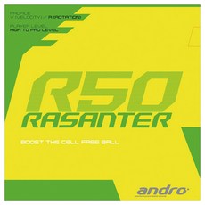 andro Rasanter R50 ULTRA MAX乒乓球拍橡膠皮, 黑色的