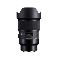 시그마 Art 카메라 단렌즈 20mm 소니 E마운트용, F1.4 DG HSM